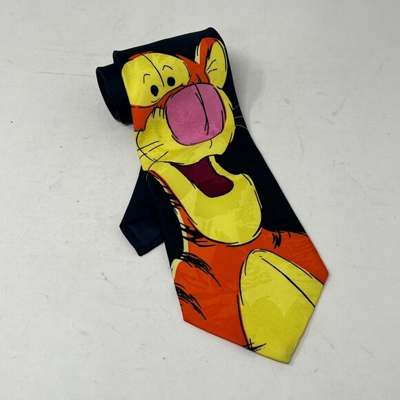 Dark Blue TIGGER Neck Tie Winnie The Pooh (c) Disney - Picture 3 of 6